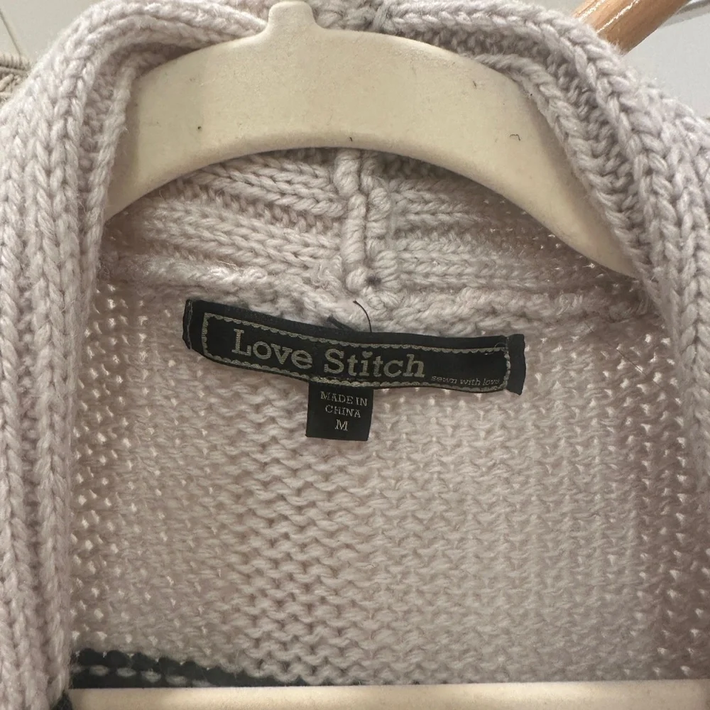 Love Stitch “The Dude” Southwestern Cardigan Sweater Women’s M
